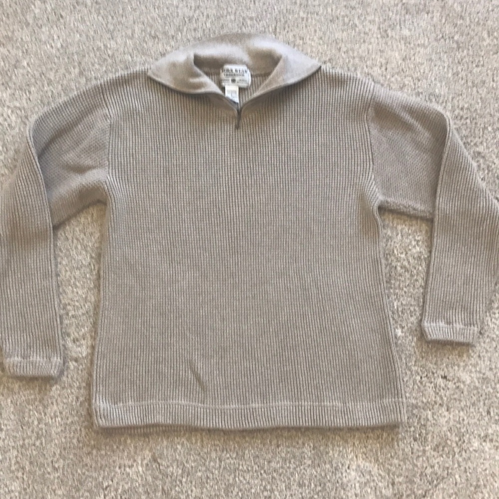 Work Wear Zip Up Sweater Size Large
